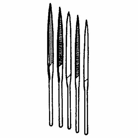 GREAT NECK Needle File Set 6-Piece NF6C